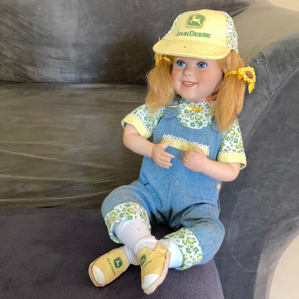 John Deere Porcelain Doll-Jessie